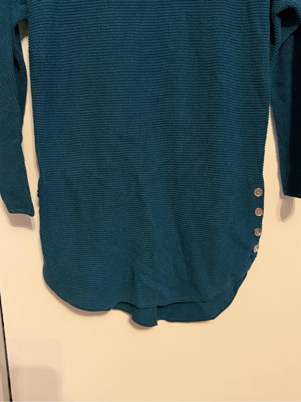 Michael Kors Teal Knit Top
